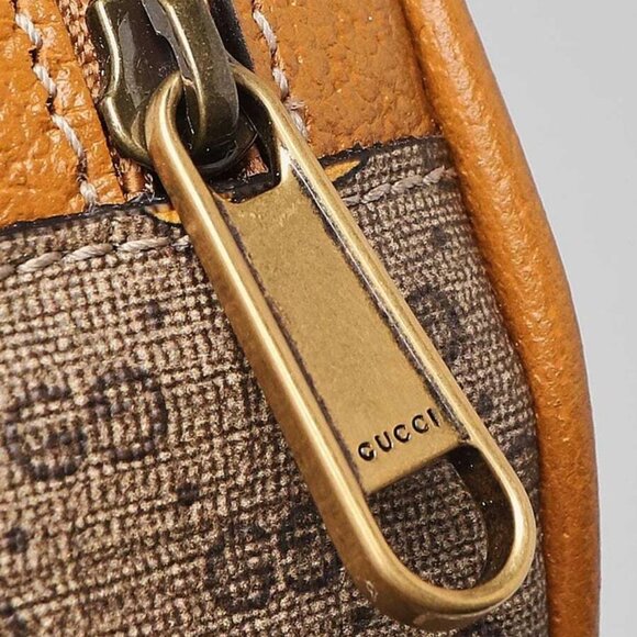 Gucci x Disney Brown GG Coated Canvas Mickey Mouse Mini Backpack Bag - Picture 9 of 11